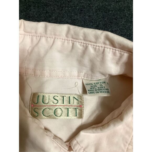 Vintage Justin Scott Button Down Shirt Size: S - Picture 6 of 7